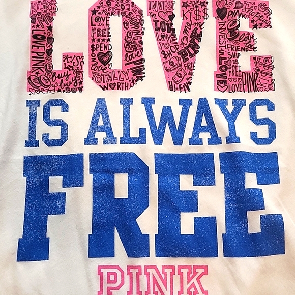 Pink VS t-shirt new with tags. Y2K. Size: S - Picture 2 of 6